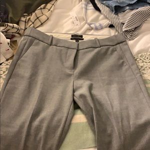 Grey Jcrew 7/8 length suit pants